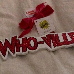 Who-Ville Holiday Decoration NWT FINAL SALE